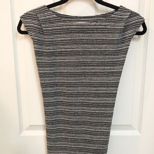 LOFT Black and White Dress